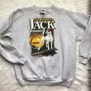 Vtg Jack Russel Terrier sweatshirt size medium